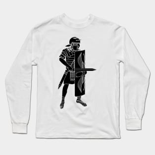 Black Imperial Roman Legionnaire Long Sleeve T-Shirt